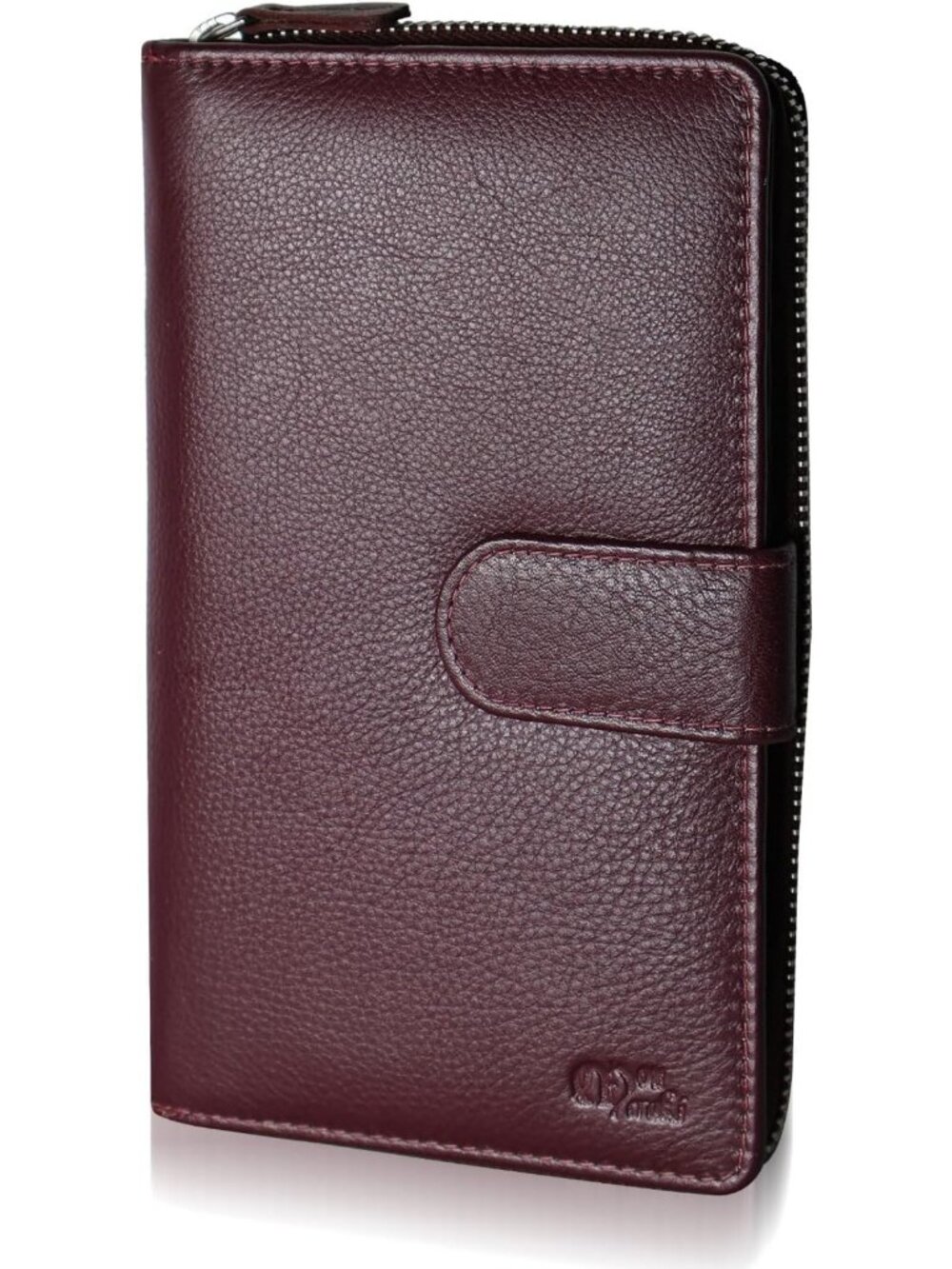 Stylish RFID Blocking Leather Organizer Checkbook Wallet for Women - Clutch